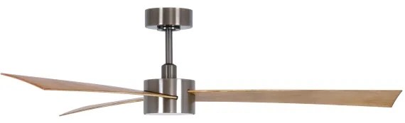 Lucci air 21610449-LED Stmievateľný ventilátor CLIMATE 1xGX53/12W/230Vhnedá/chróm