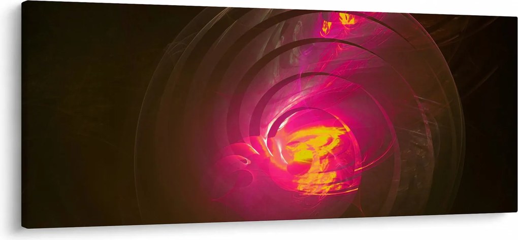 Obraz - abstrakcie špirály (120x50 cm)