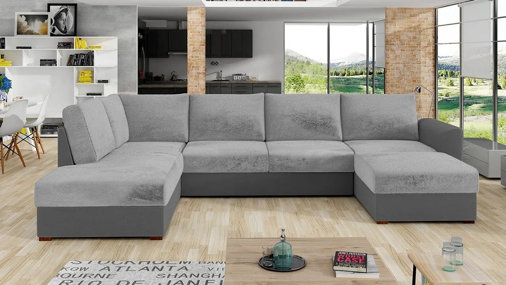 Rohová rozkladacia pohovka Astana Premium, Dostupné poťahy: Maya 11, Strana: pravá