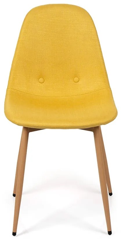 Noela Látková jedálenská stolička MARIE žltá