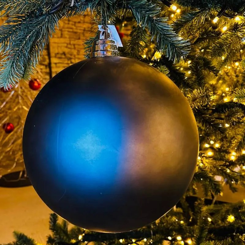 DECOLED Plastová koule, prům. 30 cm, šedá, matná