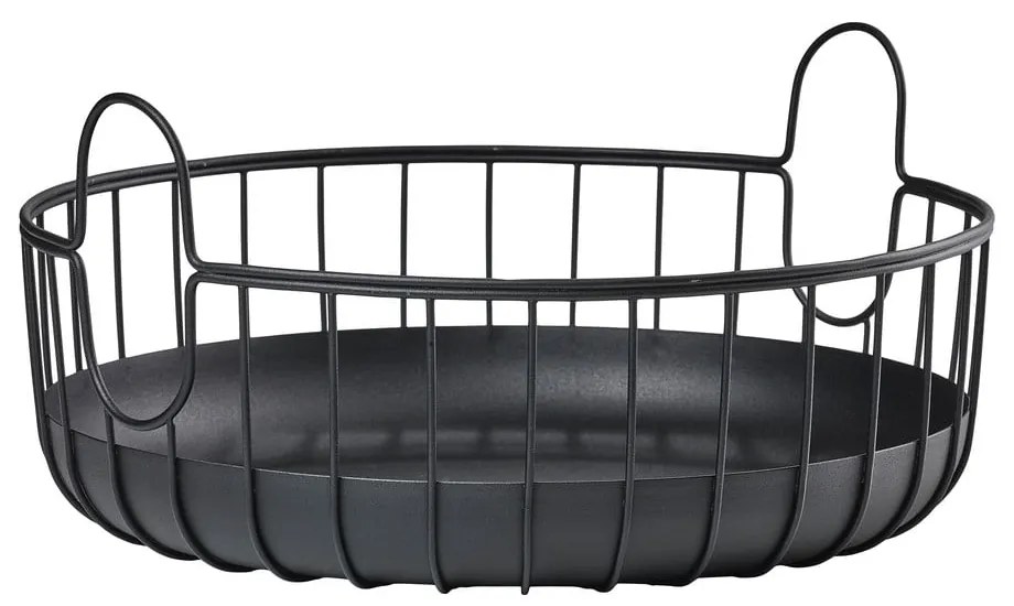 Drôtený kovový košík ø 38x18 cm Inu – Zone