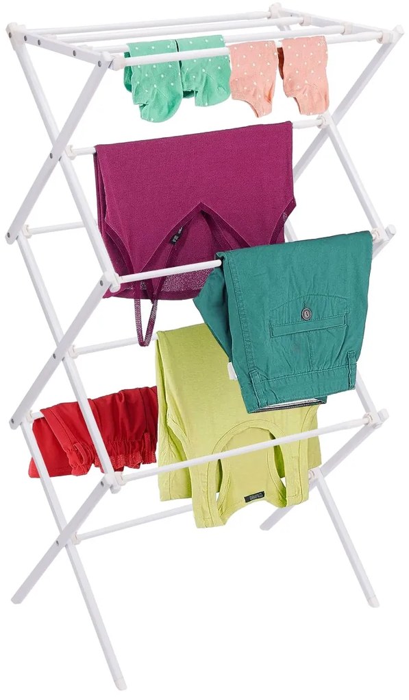 Nastaviteľný sušiak na bielizeň GRENA biely
