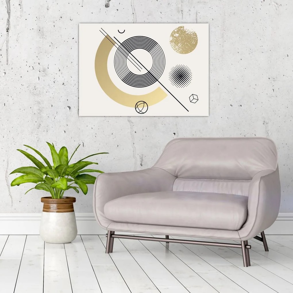 Obraz - Geometrické tvary N⁰2 (70x50 cm)