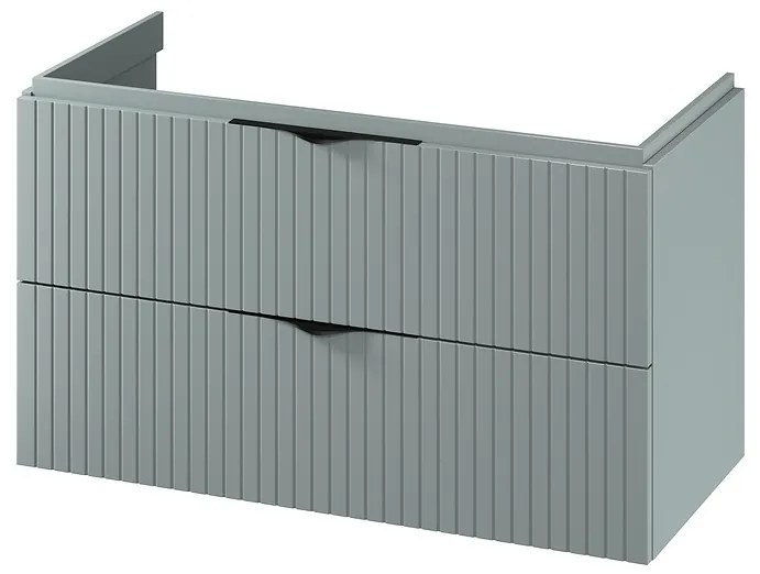 Cersanit Tirso, závesná skrinka pod umývadlo 994x447x572 mm, zelená matná, S1015-012