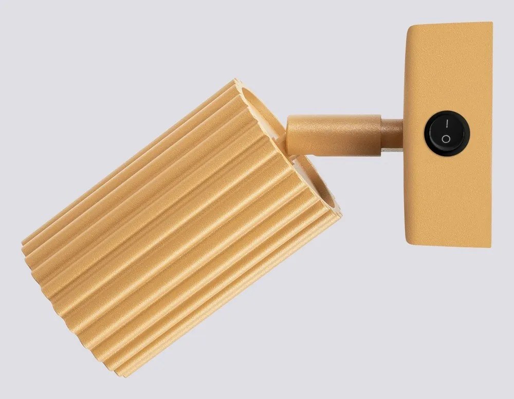 Bodové svietidlo v zlatej farbe 8x16 cm Gleam – Sollux