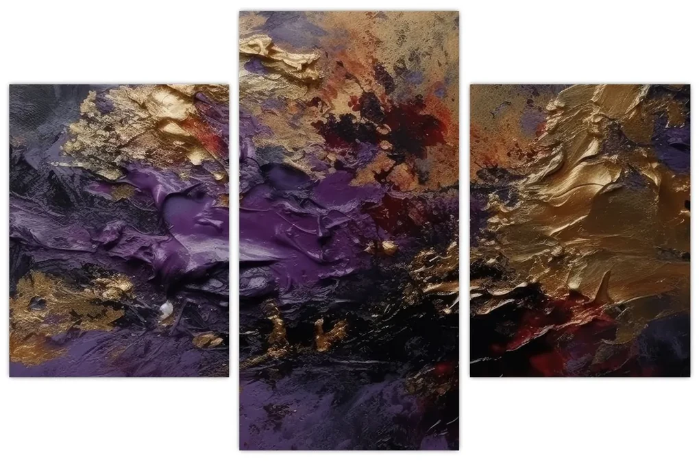 Obraz - Textúrovaná abstrakcia (90x60 cm)