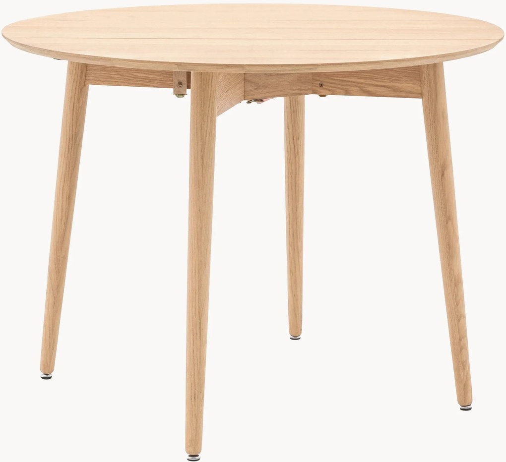 Okrúhly skladací jedálenský stôl Hatfield, Ø 100 cm