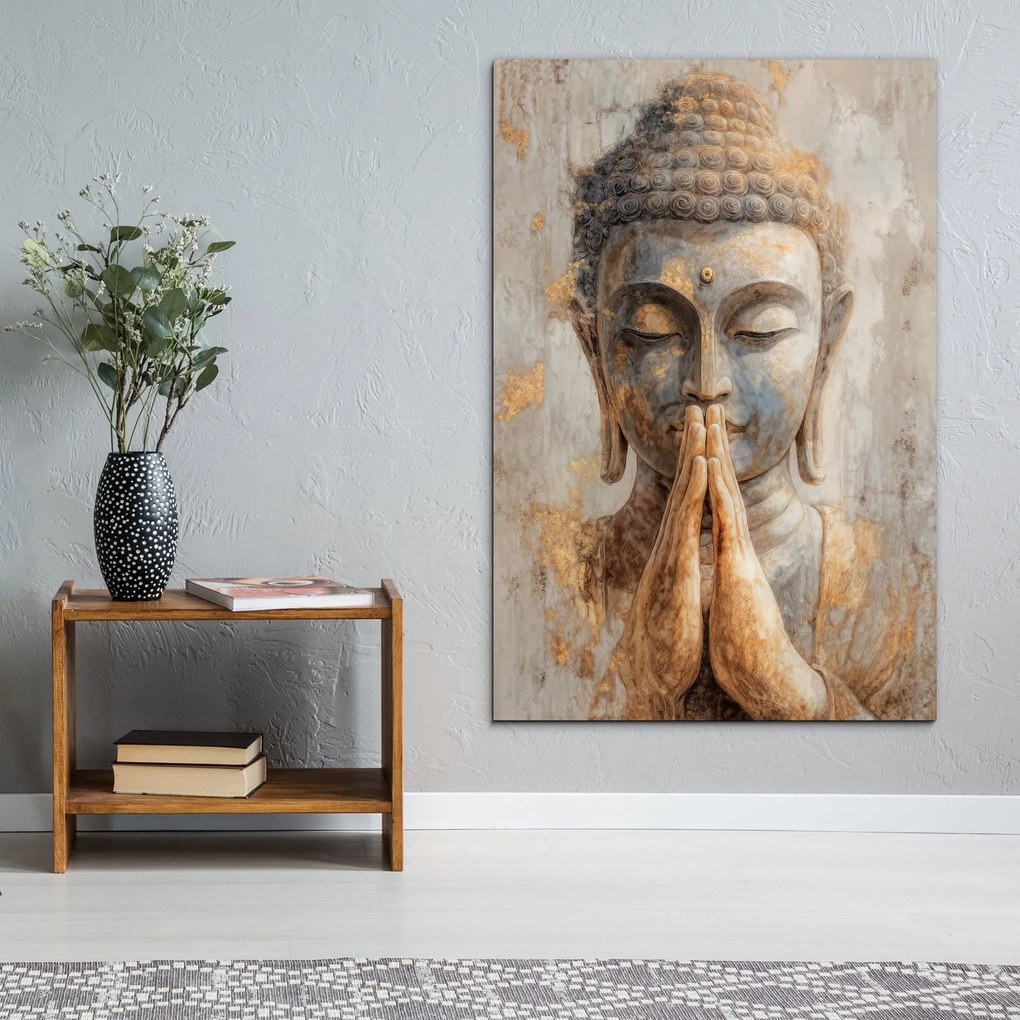 DUBLEZ | Drevený obraz - Buddha | UV potlač, Premium