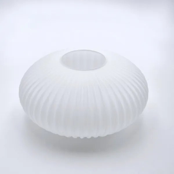 Luster na lanku HARMA 1xE27/15W/230V pr. 25 cm biela/zlatá