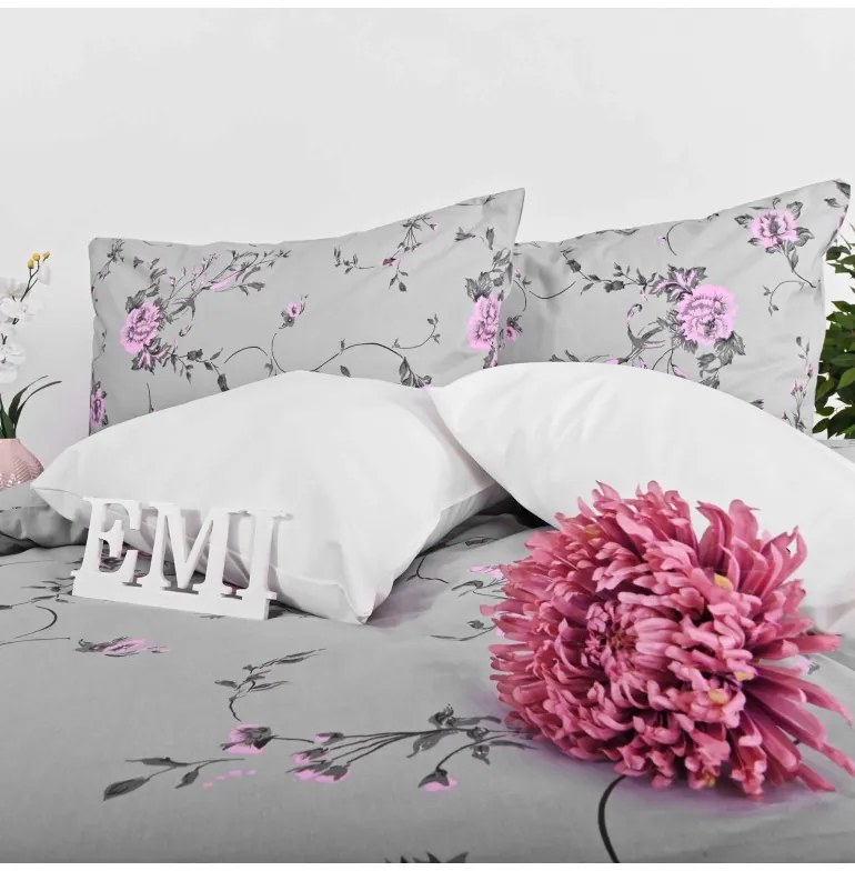 Obliečky bavlnené Lora EMI, Štandardný set jednolôžko obsahuje 1x 140x200 + 1x 70x90