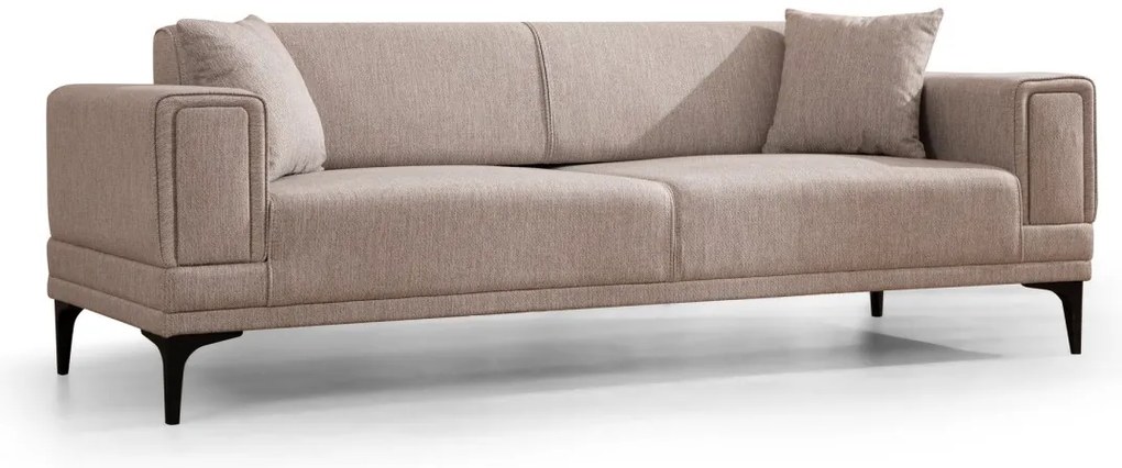 Třímístná rozkládací pohovka Horizon 230 cm světle hnědá