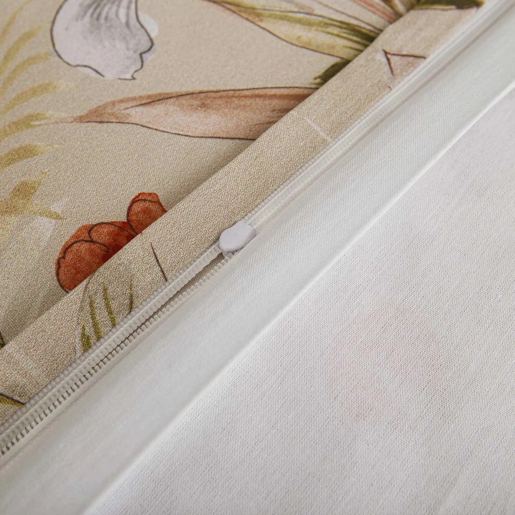 RENFORCÉ OBLIEČKY SIDELYA EXCLUSIVE 200X220 CM, 2 KS 70X80 CM KVETY