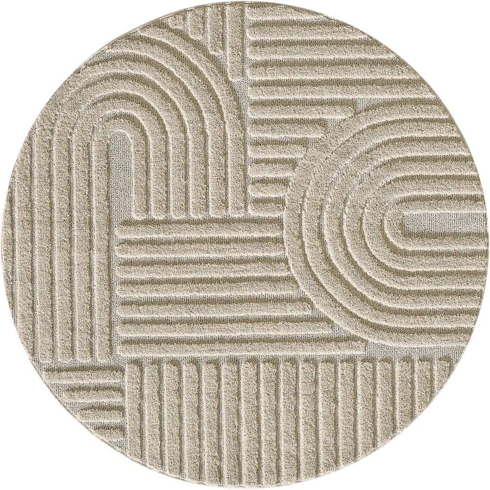 Béžový okrúhly koberec ø 160 cm Art – Ayyildiz Carpets