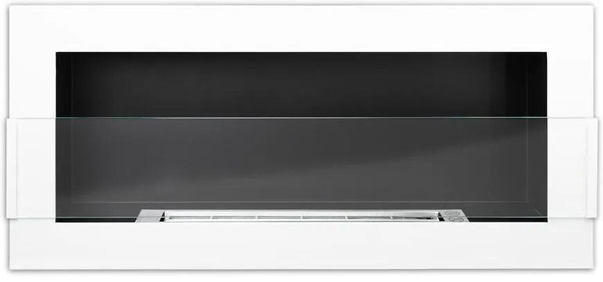 Biokrb 900x400 mm biely lesk zo sklom