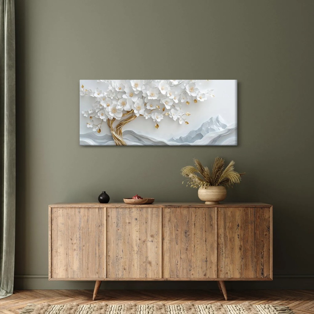 Obraz – 3D elegantný strom života (120x50 cm)
