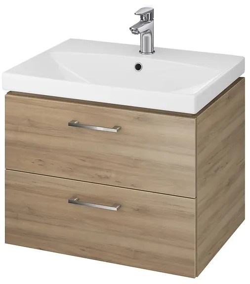 Cersanit Lara City 60, SET skrinka + umývadlo, 594x447x460 mm, orech, S801-143-DSM