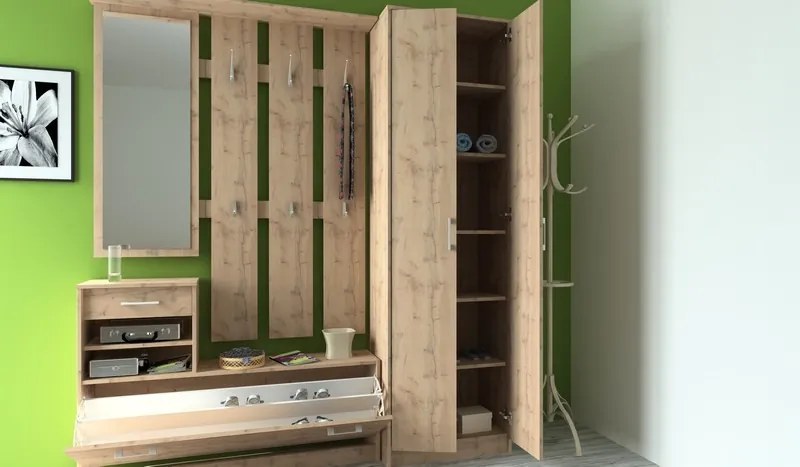 Policová skriňa Vincent, dub wotan