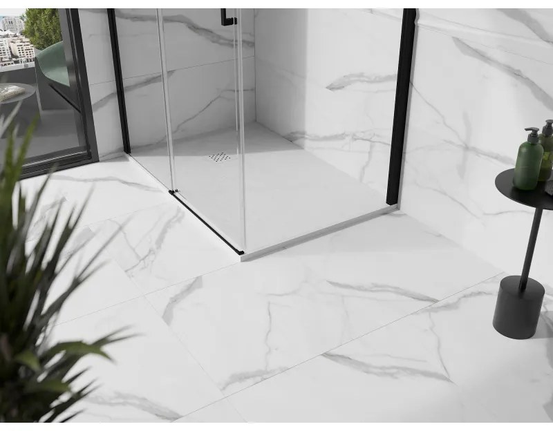 Mexen Stone+, obdĺžniková vanička z minerálneho kompozitu 100 x 80 cm, biela, 44108010