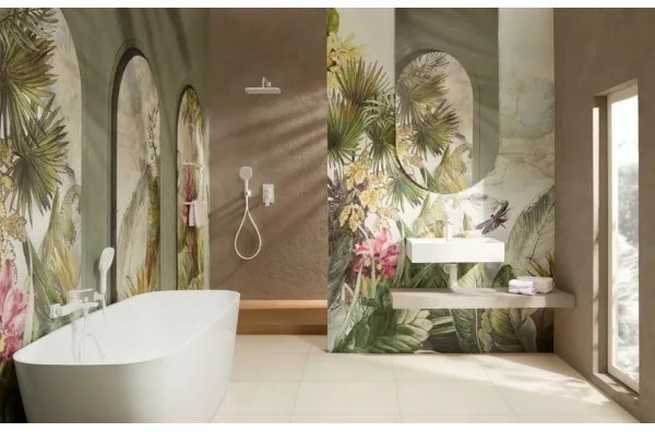 KFA Armatura 4529-501-44 - Sprchová súprava s podomietkovou batériou MALAGA biela