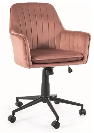 Kancelárska stolička Q-886 Farba: Staroružová / Bluvel 52