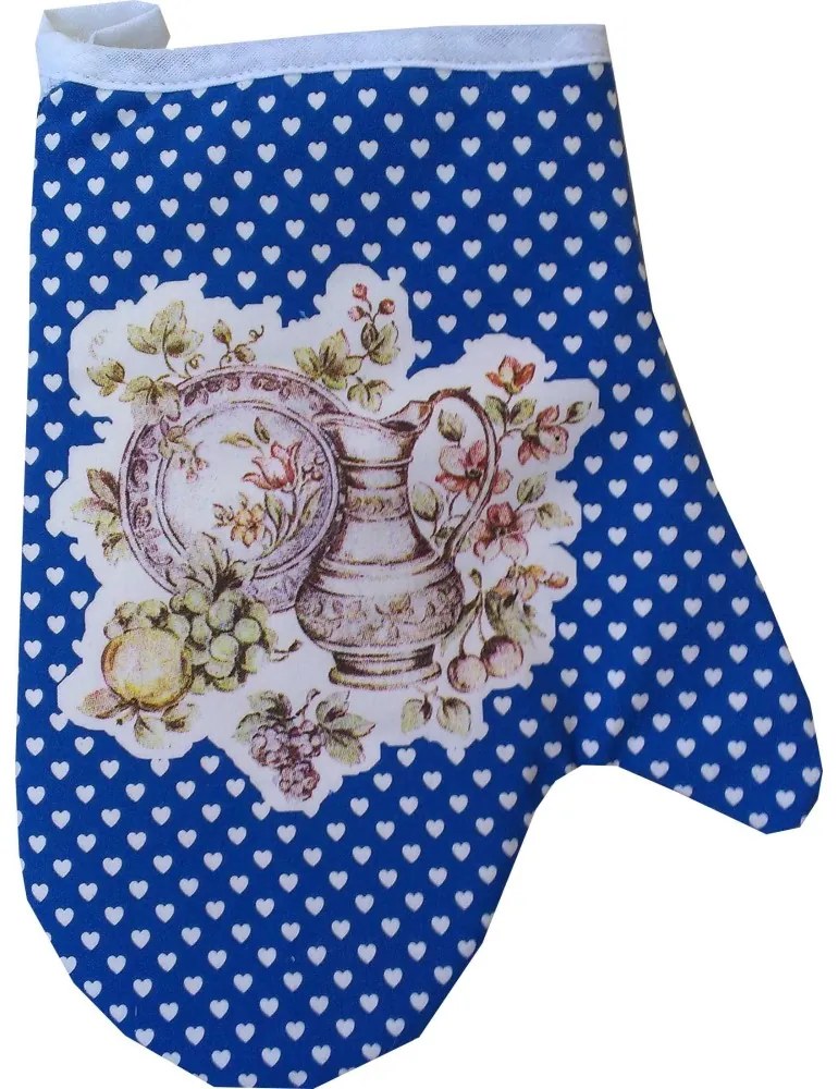 Chňapka standard modrá džbán