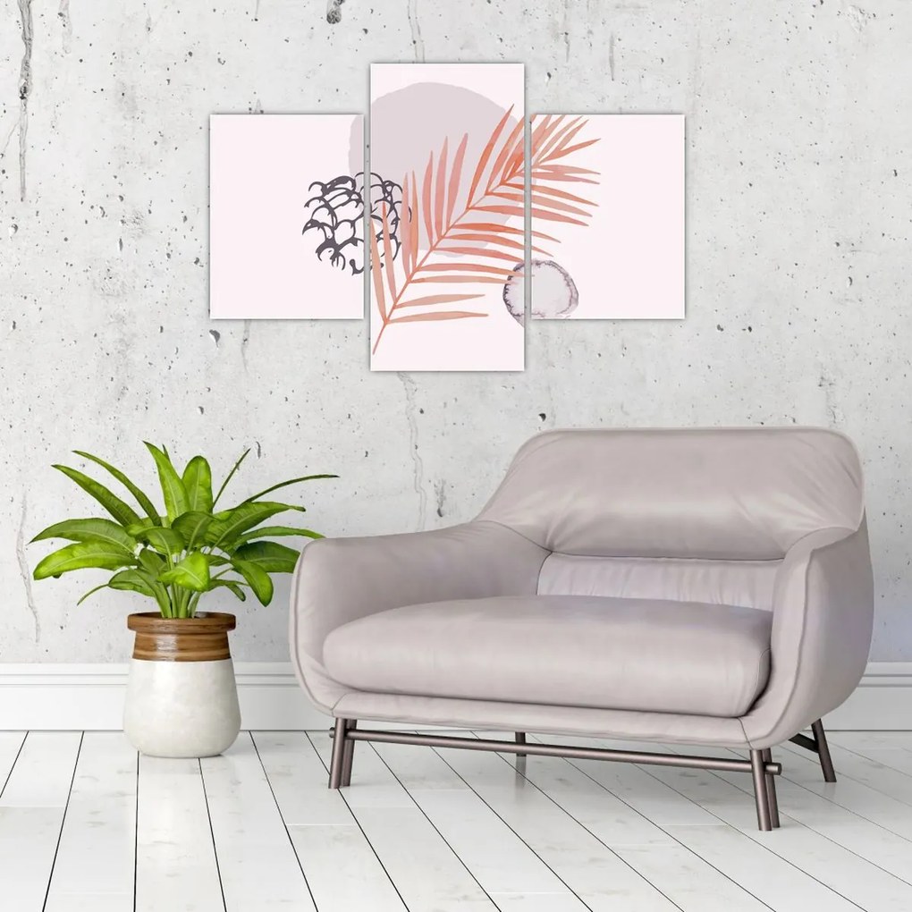Obraz - Fialový minimalizmus N⁰3 (90x60 cm)