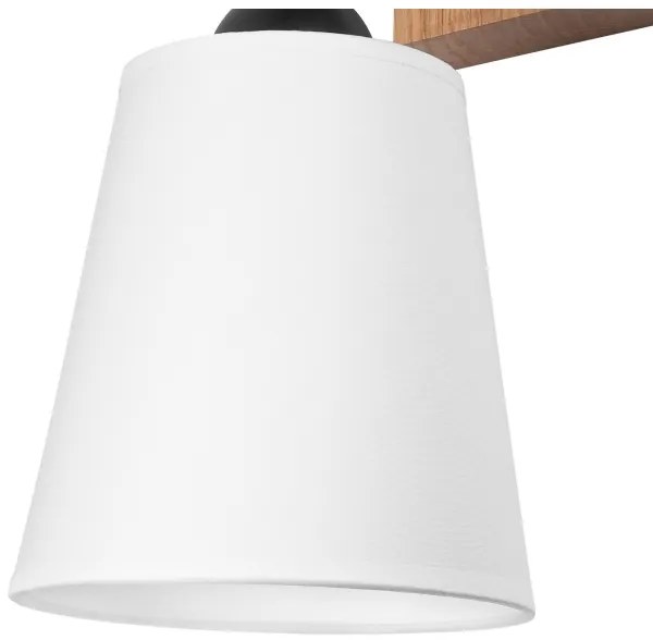 Nástenné svietidlo LULA 1xE27/60W/230V dub