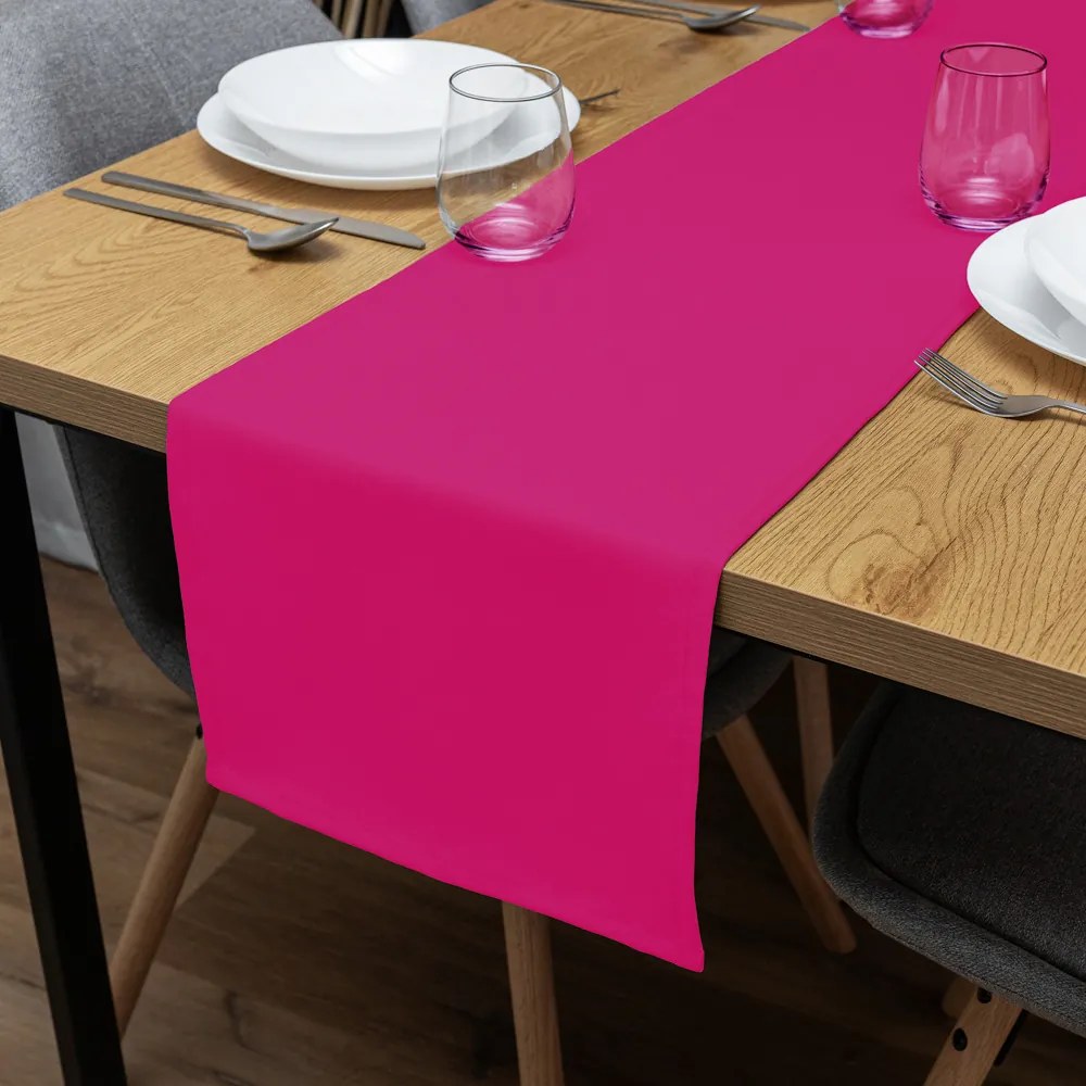 Biante Dekoračný behúň na stôl Rongo RG-096 Fuchsiový 20x120 cm