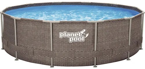 Bazén s rámovou konštrukciou Planet Pool FRAME RATAN 366 x 99 cm
