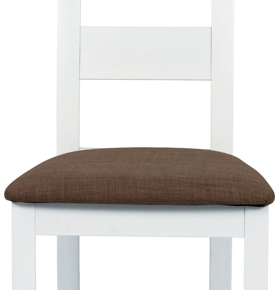 Súprava jedálenských stoličiek BC-2603 WT, biela,2 ks
