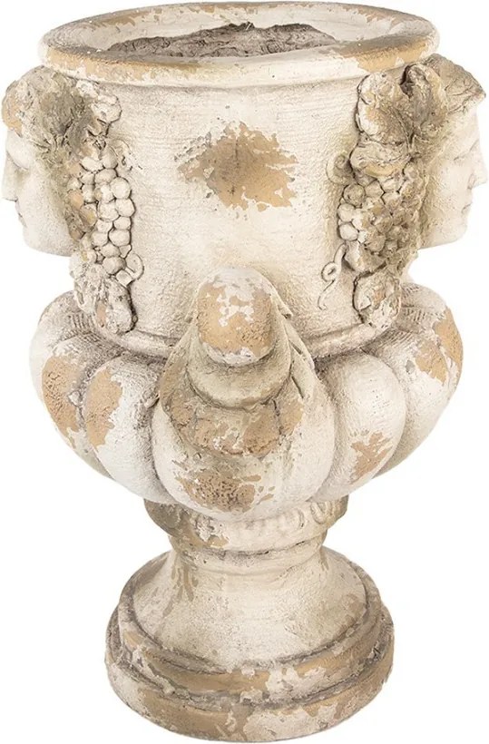 Béžový antik kvetináč v barokovom štýle Baroque - 36*38*50 cm