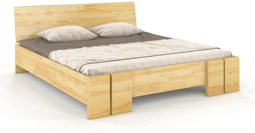 drevko Masívna posteľ Vestre Maxi z borovice - prírodná Rozmer postele: 120 x 200 cm