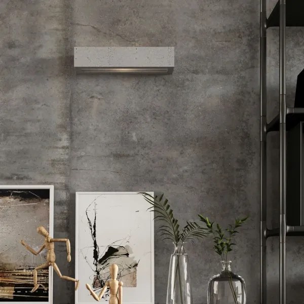 Sollux SL.0993 - Nástenné svietidlo VEGA 2xE27/60W/230V 50 cm betón