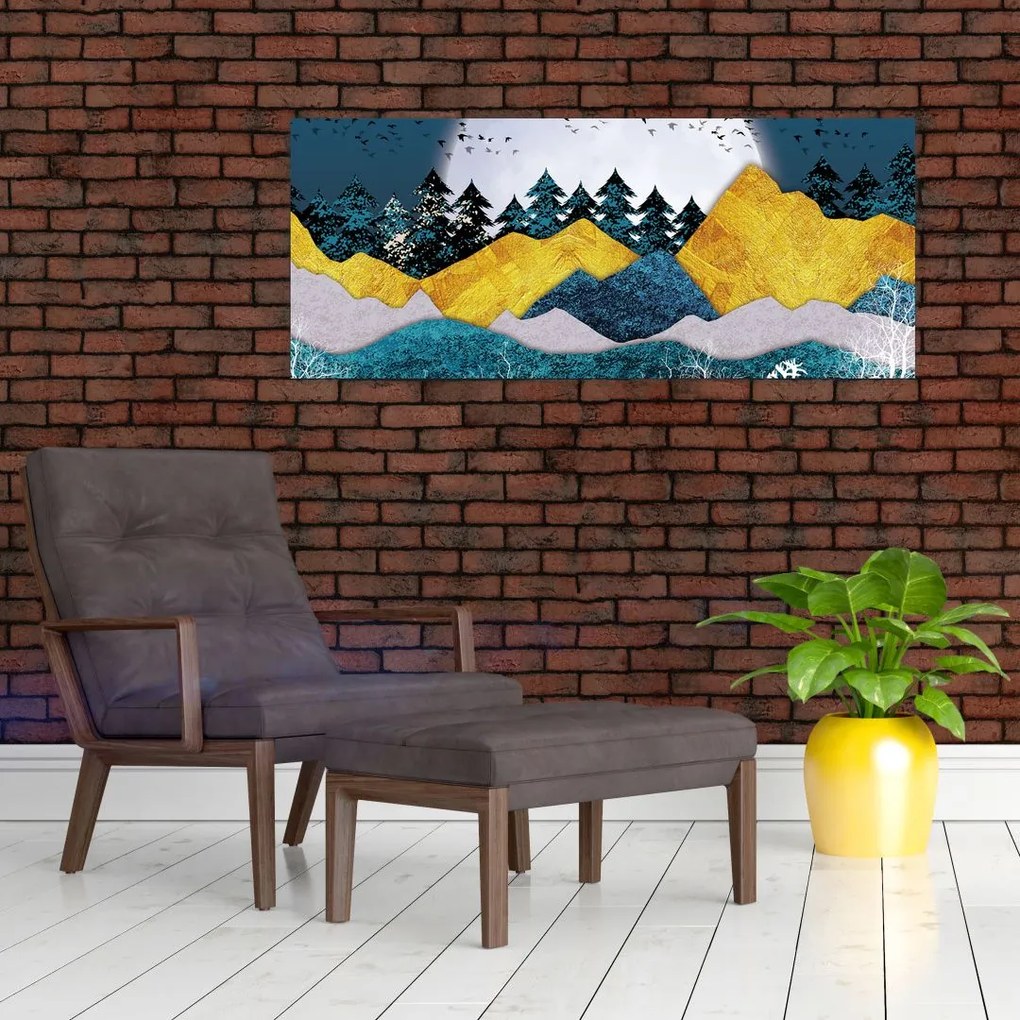 Obraz - Polárna krajina (120x50 cm)