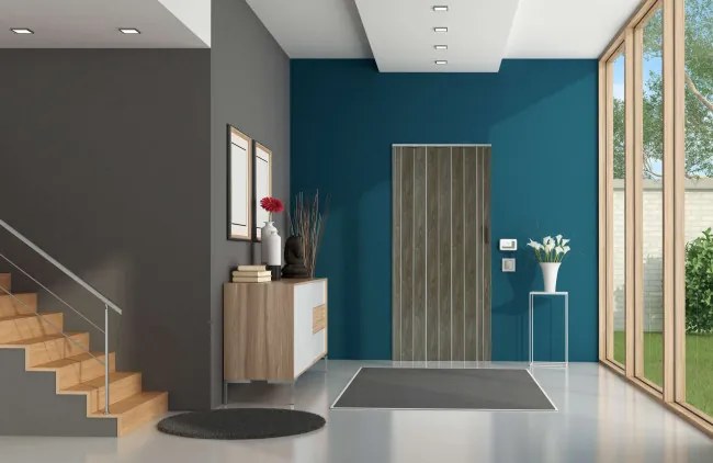 Skladacie dvere 001P grafitový dub matný 100 cm