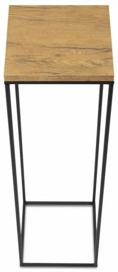 Stojan na kvety BASICLOFT 80x24 čierna/hnedá