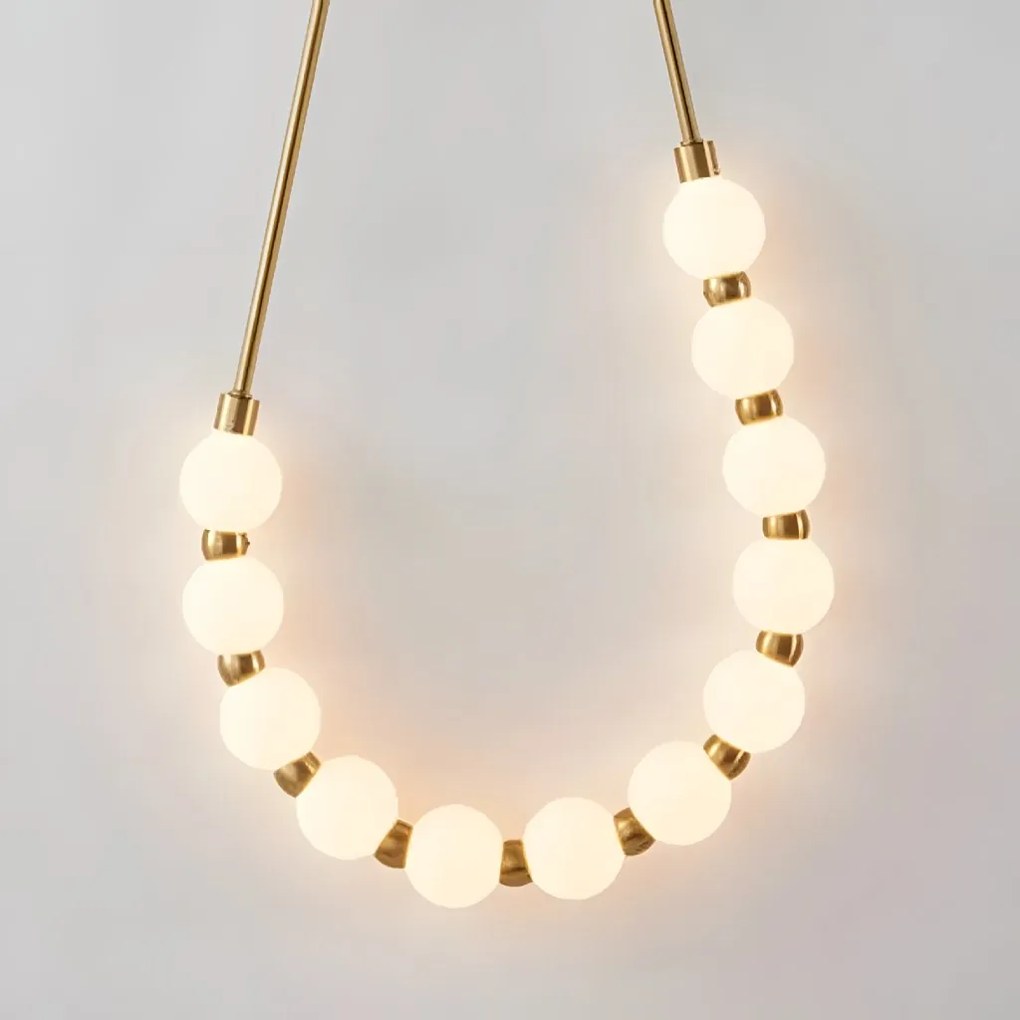 Toolight Toolight, LED nástenné svietidlo, 8W, 4000K, 1000lm, G027-CP, zlatá, OSW-06379