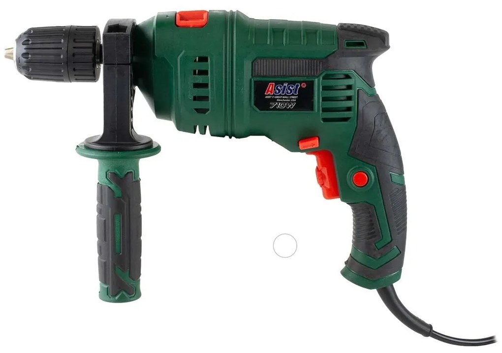 ASIST Príklepová vŕtačka 710W v kufri
