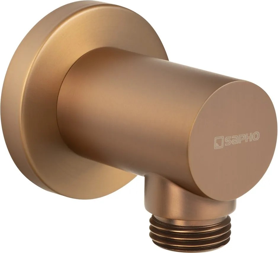 Sapho Sapho, sprchový vývod, okrúhly, medená matná, 1205-01PG