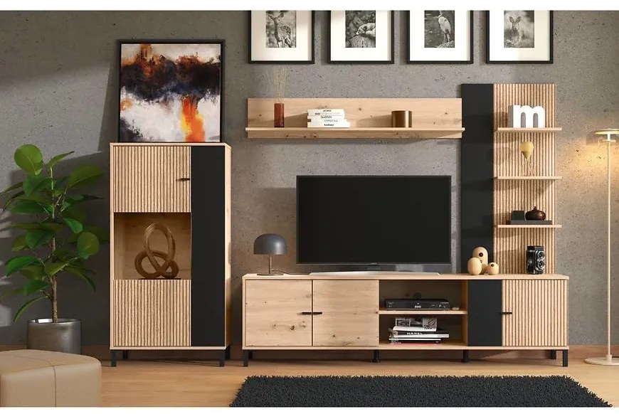 Obývacia Stena Avignon Artisan/Čierna 11013348