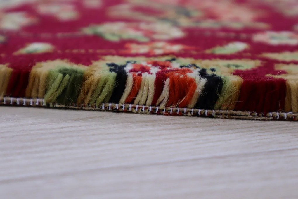 Berfin Dywany, Behúň na mieru Anatolia 5378 B (Red), šíre 80 cm, červená, chodba / predsieň