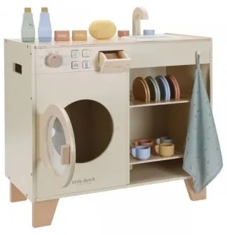 Little Dutch - Drevená práčka s príslušenstvom