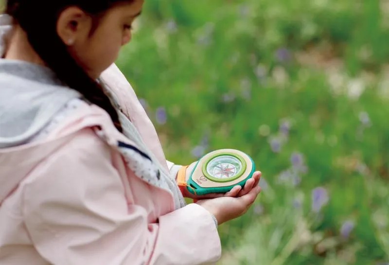 Bamboo - kompas s karabínou