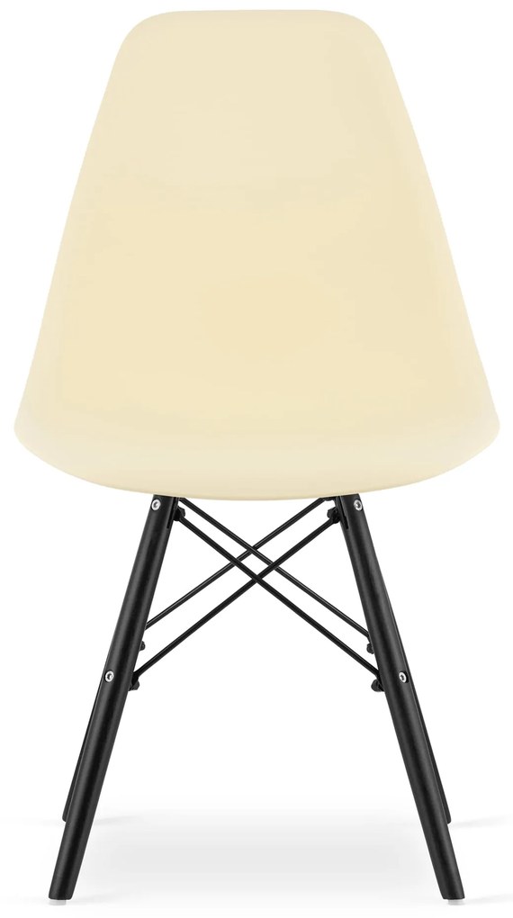 OSAKA krémová stolička / čierne nohy x 1 9401 80 00 00