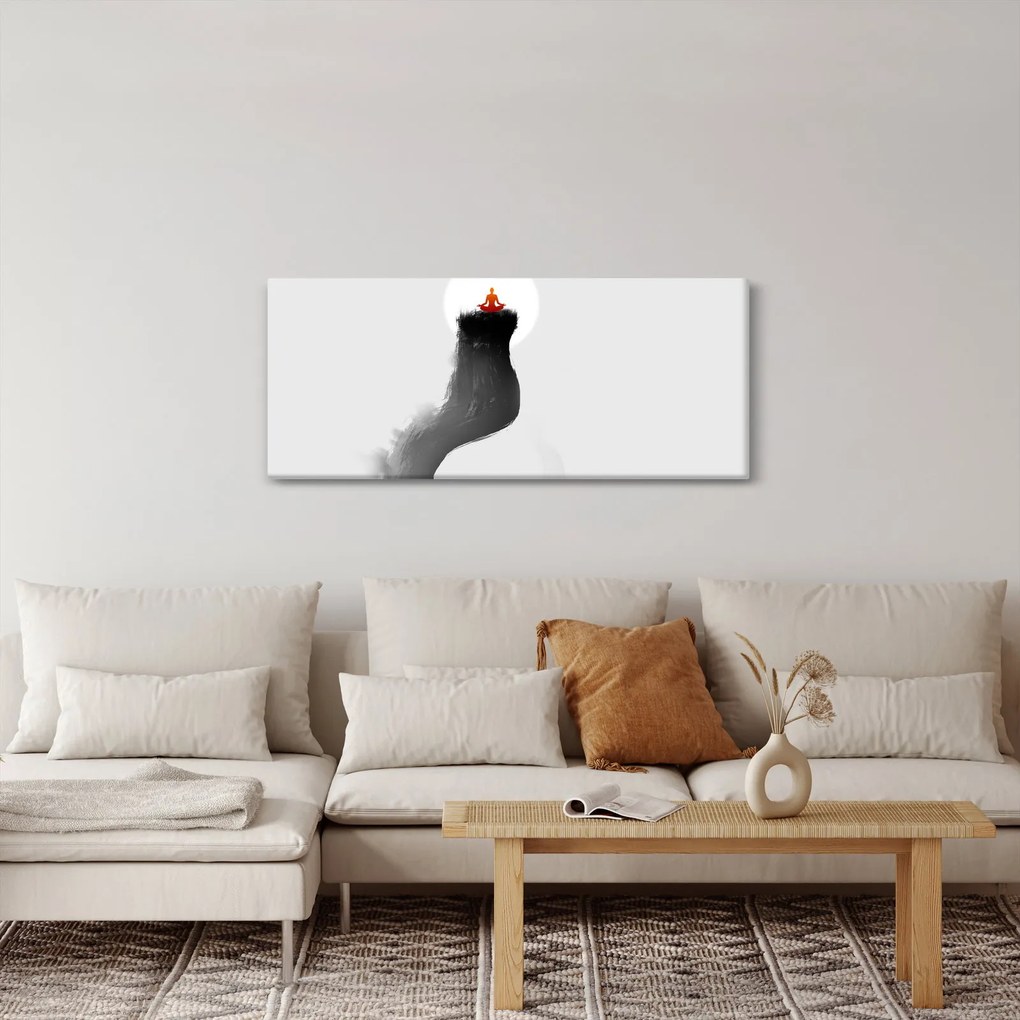 Obraz - Meditácia na vrchole (120x50 cm)