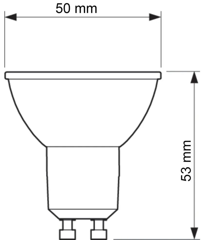 LED žiarovka GU10 3,5W = 35W 255lm 3000K Warm 36° PHILIPS