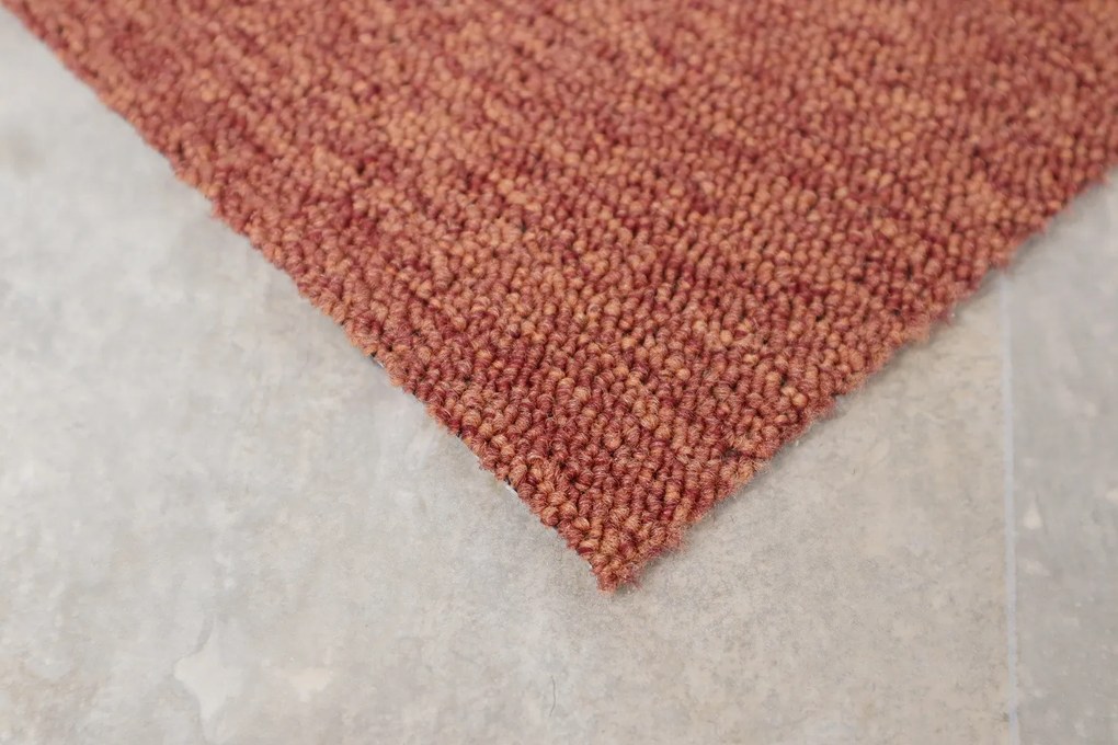 Metrážny koberec Astra terra - neúčtujeme odrezky z role, na mieru, šíře 1,33m,1m,2m,3m,4m,na mieru, neúčtujeme odrezky, oranžová, chodba / predsieň