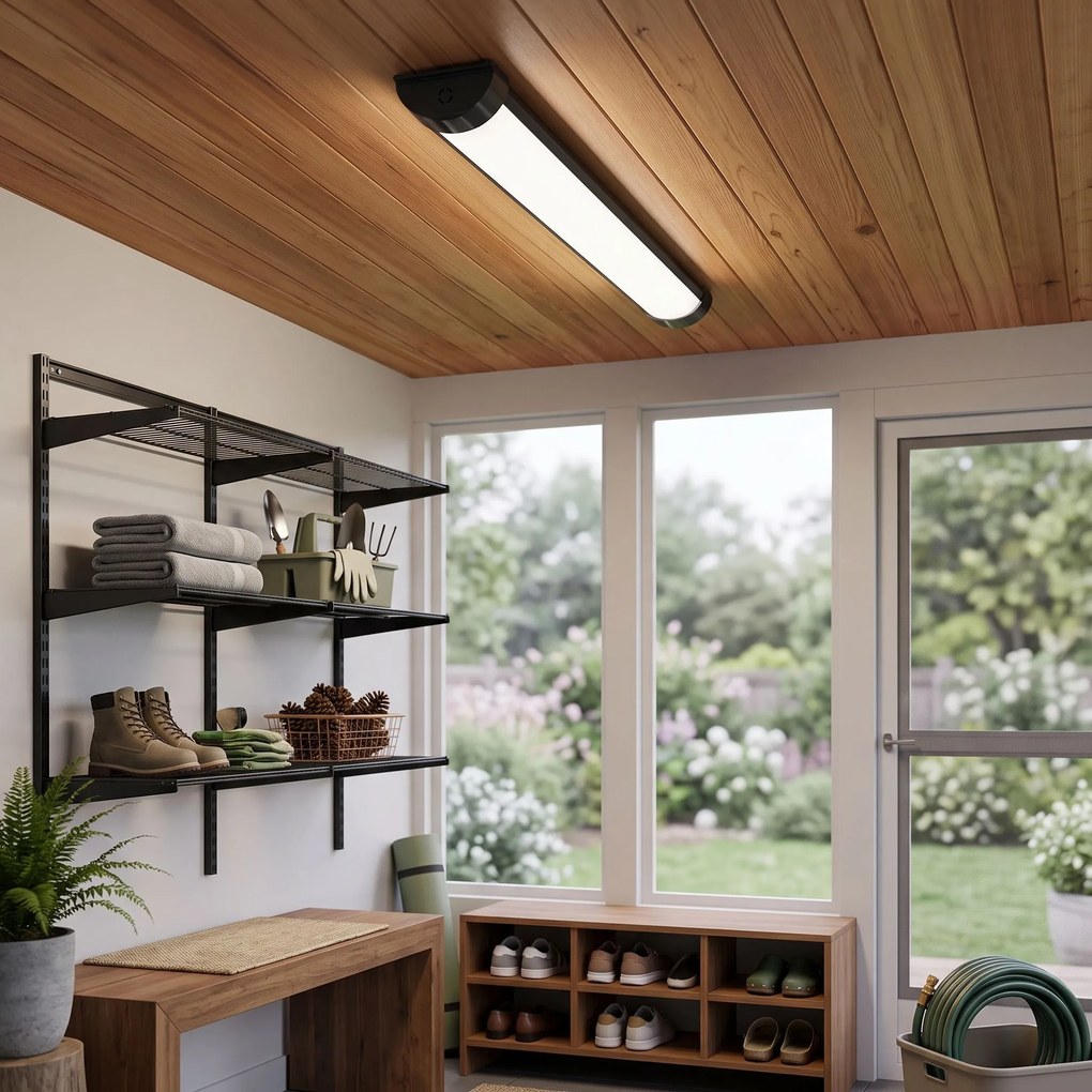 Toolight Toolight, JNH053-18N, lineárne LED svietidlo 60 cm, 18 W, 4000 K, čierna, OSW-56249