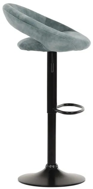 Autronic BONTEC Barová stolička, modrá, látka, AUB-822 BLUE4 Farba: Modrá